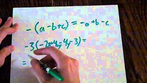 Negative Sign in Front of Parentheses?