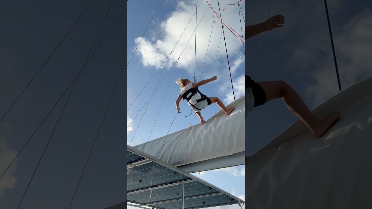 Most Kids Will Never Experience This. #boatlife #sailingfamily
