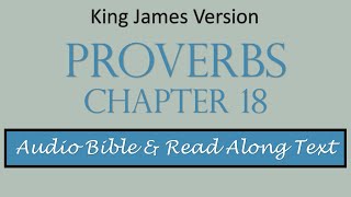 Proverbs 18 | KJV DRAMATIZED AUDIO BIBLE WITH TEXT
