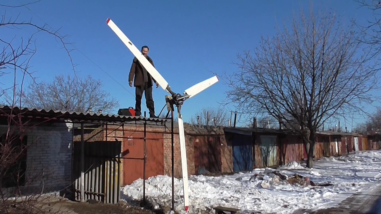 Ветроколесо 5м в сборе. Таганрог. - YouTube