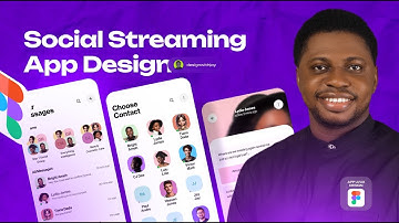 Social Streaming App UI Design in Figma (Step-by-Step UI/UX)