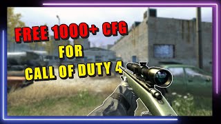 Call of Duty4 1000  CFG for  *Free*  | COD4 | Promod Config ❤😍