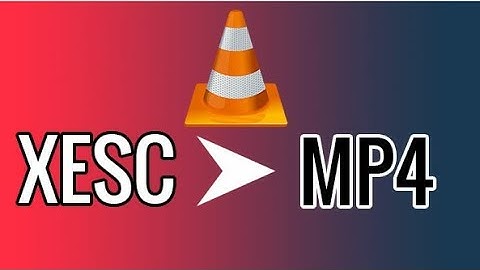xesc to mp4 converting video
