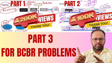 High yield topics of BCBR - Formula for Problems- Part III #BCBR #icmr #bcbrcourse #nptel