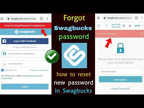 Forget Swagbucks password || How to reset password in Swagbucks