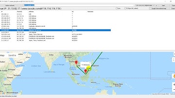 How to trace route with maps free BestTrace Traceroute