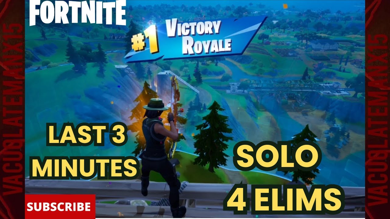 I got my First Ever Solo Victory Royale in the new Fortnite remix ...