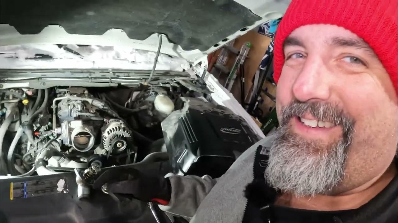 Chevrolet Silverado Thermostat Replacement - Super Easy! - YouTube