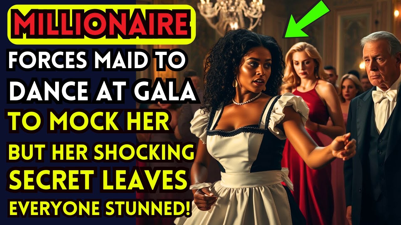 Millionaire Forces Maid to Dance at Gala to Mock Her But Her Shocking