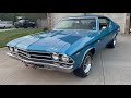 1969 CHEVROLET CHEVELLE SS 396 FRAME-OFF RESTORED NUMBERS MATCHING