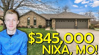 BEAUTIFUL Nixa, MO Home for Sale at $345k | FULL TOUR