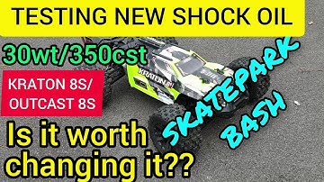 OUTCAST 8S KRATON 8S- Testing new shock setup with 30wt silicone oil. Will it survive? Arrma