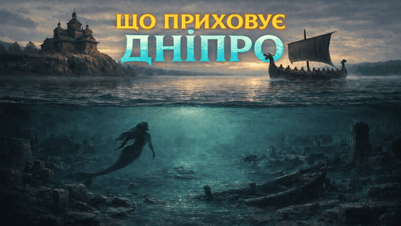 Лекція для сну 🛌: Що приховує ДНІПРО 🌊 — таємниці головної річки України!