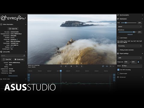 Невероятная стабилизация видео для любой камеры | ASUS STUDIO