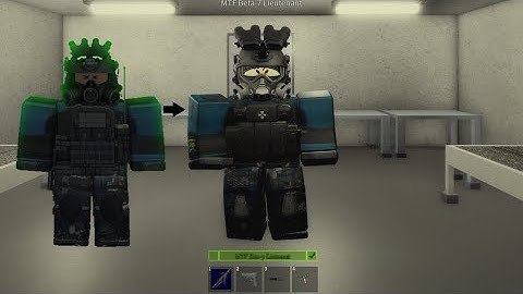 Roblox SCP: Roleplay MTF Beta-7 (Avatar Build)