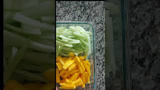 mango salad with cucumber #food #vlog #shortvideo