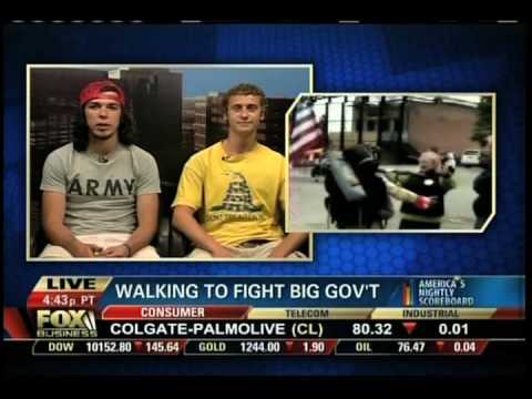 FOX Business Network - Walking Across USA Protesti...