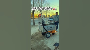 self loading and unloading dump, One machine for multiple uses saves time effort labor and manpower