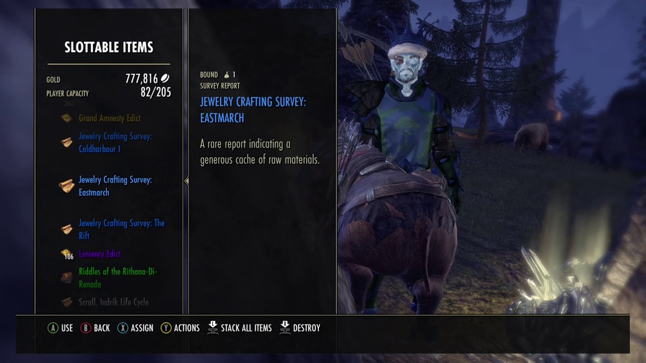 ESO Jewellery Survey Eastmarch YouTube