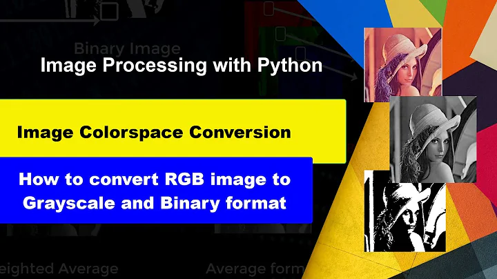 How to convert RGB image to Grayscale and Binary format.