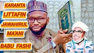 Karatun Jawahirul Ma'ani Babu Fashi | Yanzu Yanzu Saurari Sakon Lawan Trump 