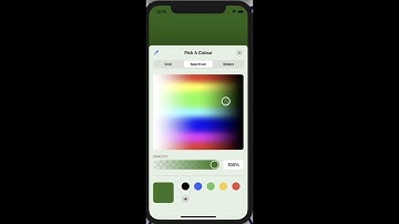 Using Colour Pickers in SwiftUI 2.0