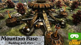 Ark Building: Mountain Base Speed Build (Valguero, S  and Steampunk Mods)