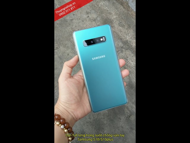 Thuyngoshop - Dán full lưng trong suốt Samsung S10/S10plus