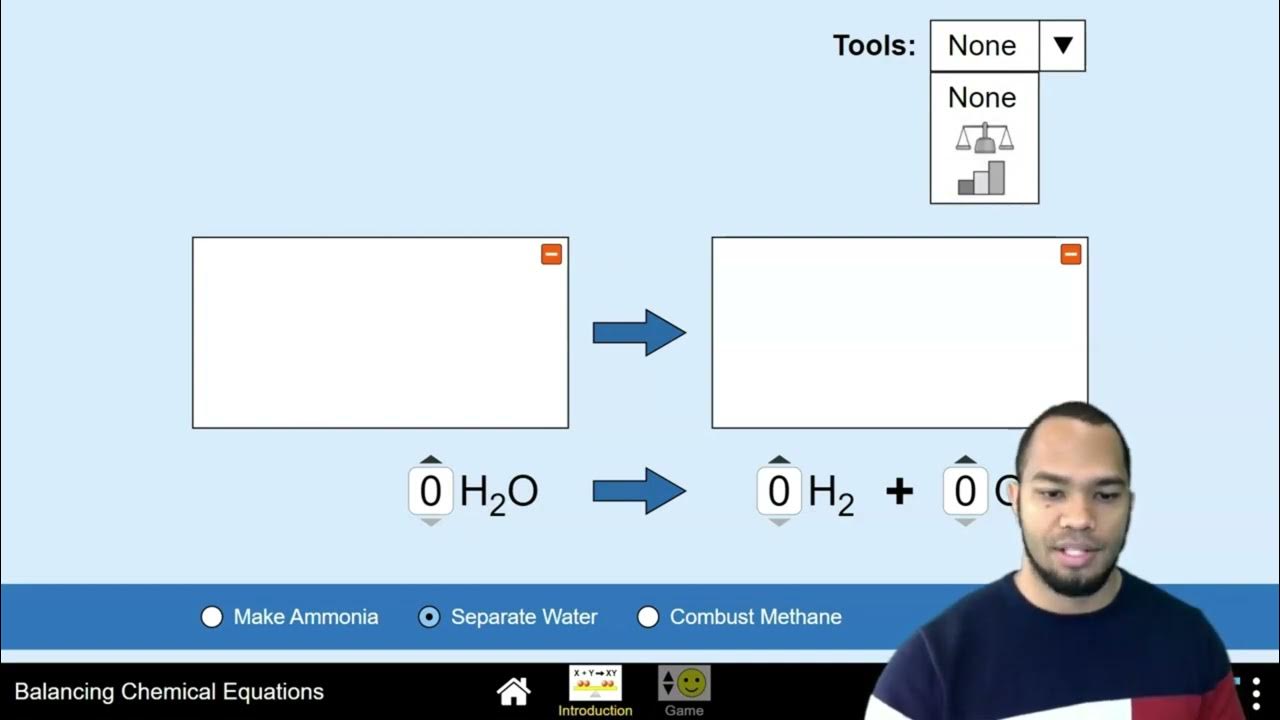 How to Balance Chemical Equations Phet Simulation YouTube