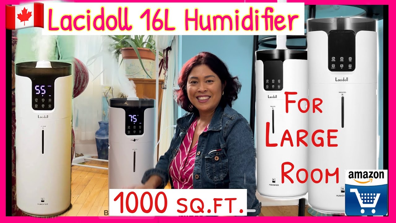 LACIDOLL 4.2 Gallons Cool Mist Ultrasonic Whole House Humidifier