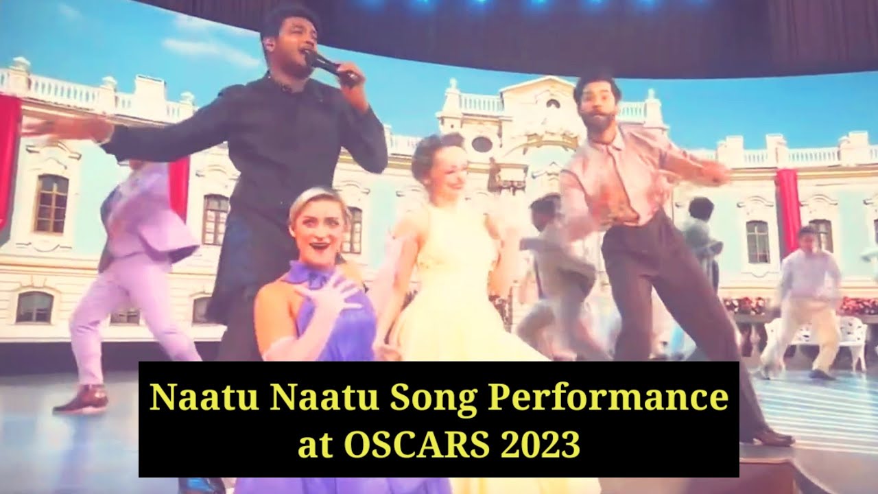Naatu Naatu Song Performance at OSCARS | OSCARS 2023 | RRR | Ram Charan ...