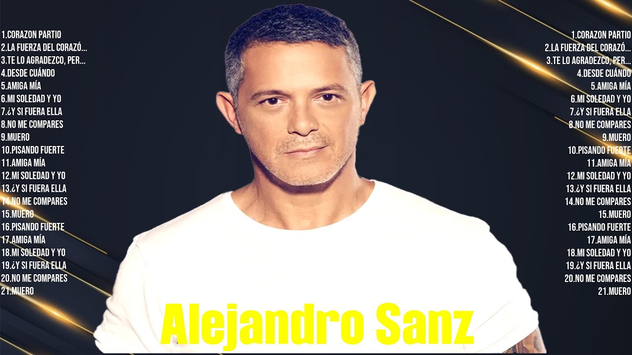 Alejandro Sanz ~ Greatest Hits Full Album ~ Best Old Songs All Of