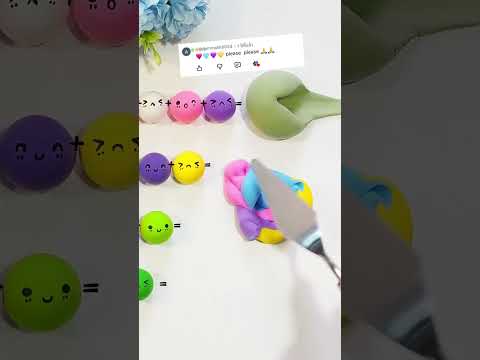 Mixing color at the request of viewer ep.407 #mixing #colors #clay #saijaiartandcraft 
