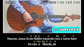 21 - HARPA CRISTÃ " Gloriosa Aurora " (CIFRA GOSPEL SIMPLIFICADA)