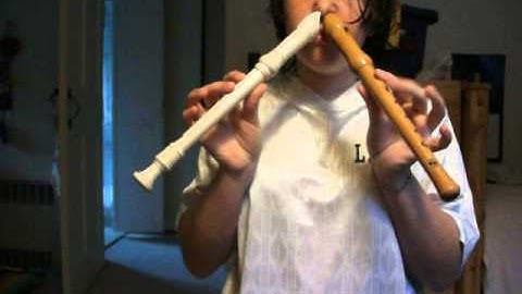 Playing Two Recorders at once with Nostrils