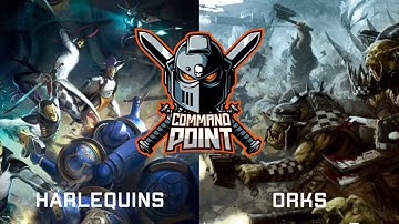 Kill Team Tournament Live Battle Report (TTS): Harlequins vs. Orks!