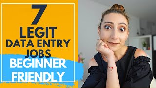 7 Legit Data entry jobs from home to make money online in 2024 (BEGINNER FRIENDLY)