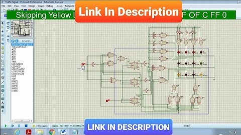 4 way traffic signal / traffic signal / JK FF Traffic Signal