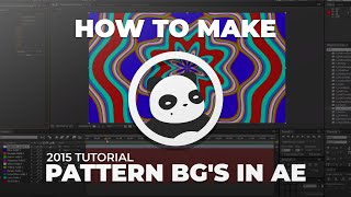 How To Make Pattern Backgrounds In After Effects (2015 Tutorial)