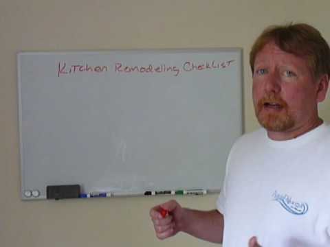 Kitchen Remodeling Checklist - YouTube