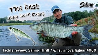 : Salmo Thrill review: The best asp fishing lure? Let's try to catch a big asp! Tsurinoya Jaguar 4000