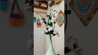 Elegant Crochet Flower Bunch DIY | Handmade Home Decor #crochetflower #diy #diyflower