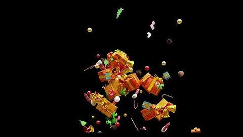 Collection Of Christmas 2024 Objects Explosion 01 HD | Motion Graphics template - Envato elements