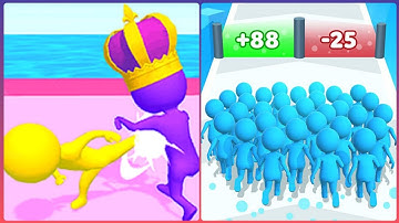 Max Level Giant Rush 3D vs Count Master 3D 🟤⚫️New Levels Big New Update Max Walkthrough Android iOS