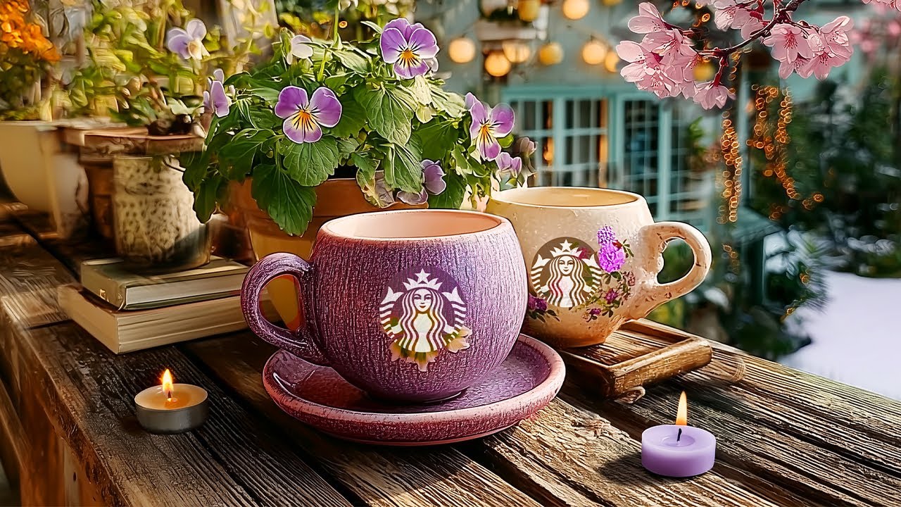 春のスターバックスBGM カフェ☕🌸 1月の朝に聴きたい、やさしくなめらかなスムースジャズ｜作業・勉強・リラックス