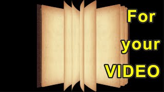 Opening Book Animation Template 4k 60fps