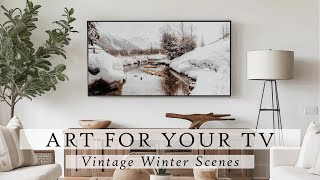 Vintage Winter Scenes Art For Your TV | Winter Slideshow For Your TV | Winter Art Video | 5 Hrs | 4K by Art For Your TV By: 88 Prints 641 views 3 months ago 5 hours