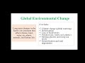 Global Environment change 