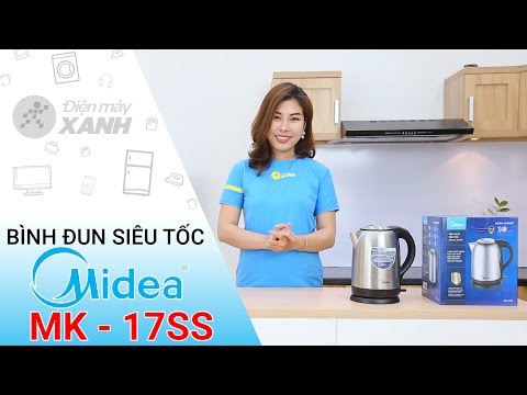 Đánh giá bình đun siêu tốc Midea MK-17SS | Điện máy XANH