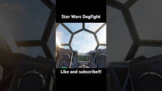 Star Wars Dogfight #starwars #starfighter #tiefighter #xwing #combat #dogfight #dcs #shorts #empire